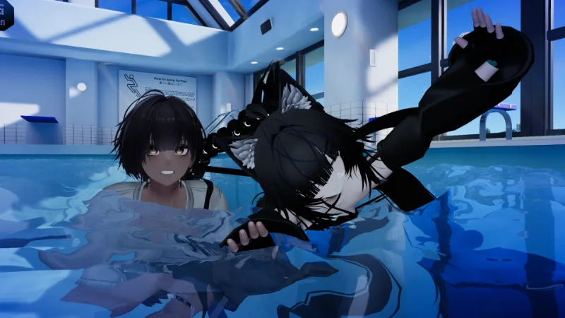 Fan_Tarkovくんと水泳