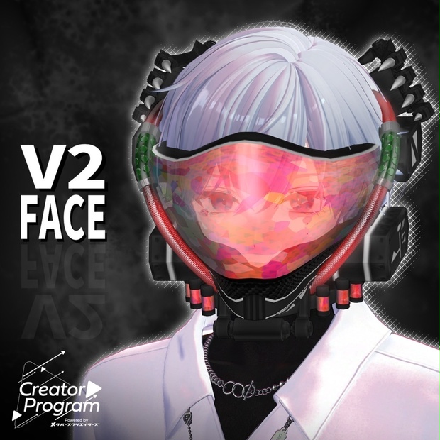 ギミック付きアバターアクセサリー『V2FACE』 - By relybird / CP43 のサムネイル