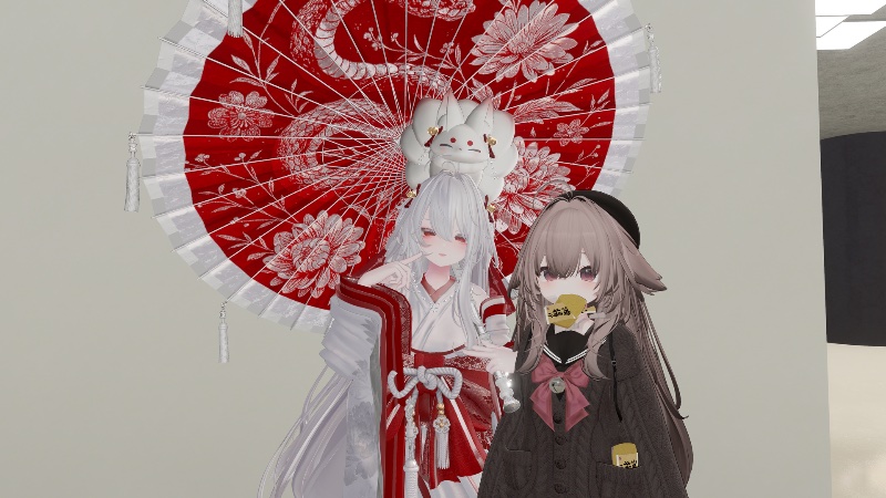 輝夜の制作者(Parui)さんとのツーショット
