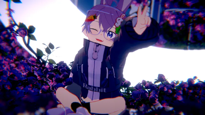 うさぎ男子珀兎(はくと)くん デフォルメver の画像